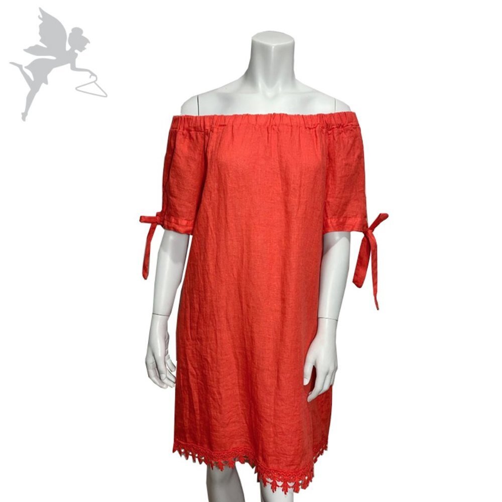 NWT LUNGO L'ARNO  linen shift dress